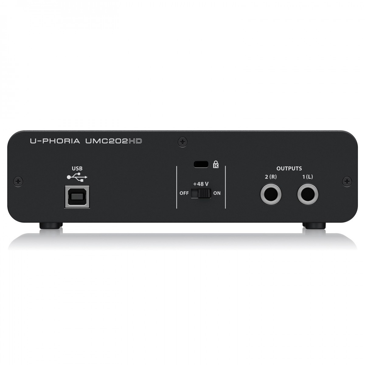 Behringer UMC202HD Review Back View
