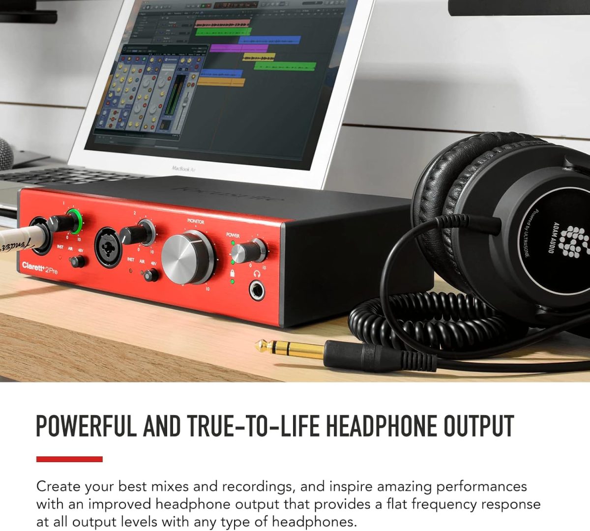 Focusrite Clarett+ 2Pre Review Headphones