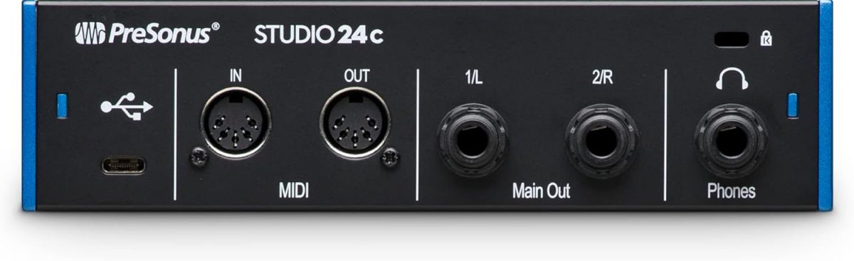 PreSonus Studio 24c Review Back View