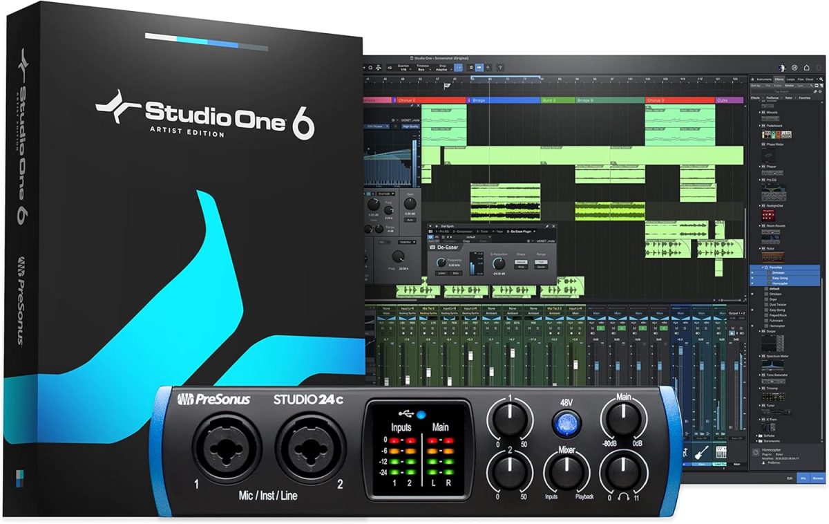 PreSonus Studio 24c Review Software