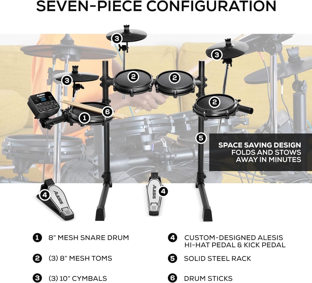 Alesis Turbo Mesh Kit Review Components