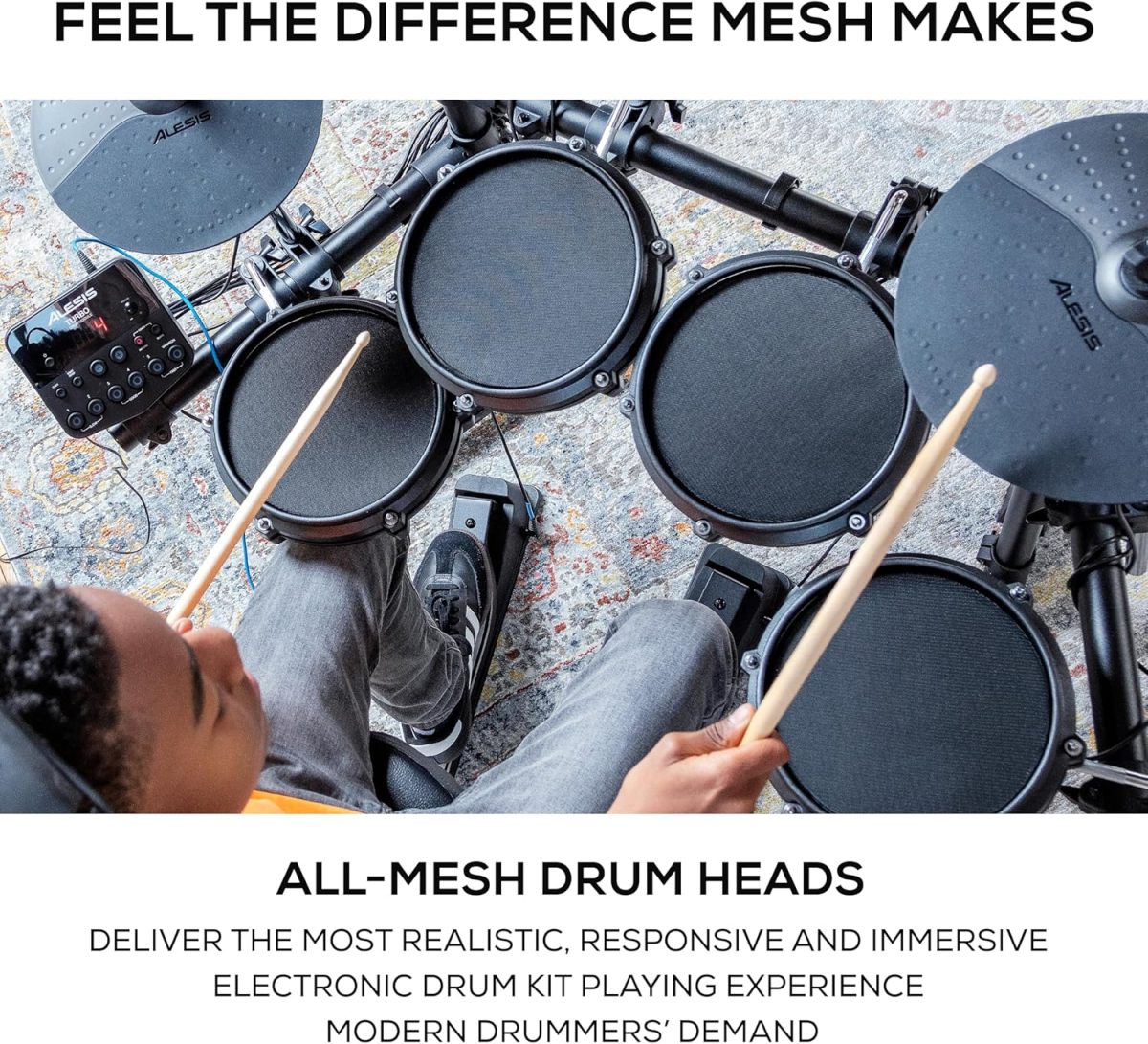 Alesis Turbo Mesh Kit Review Mesh Heads