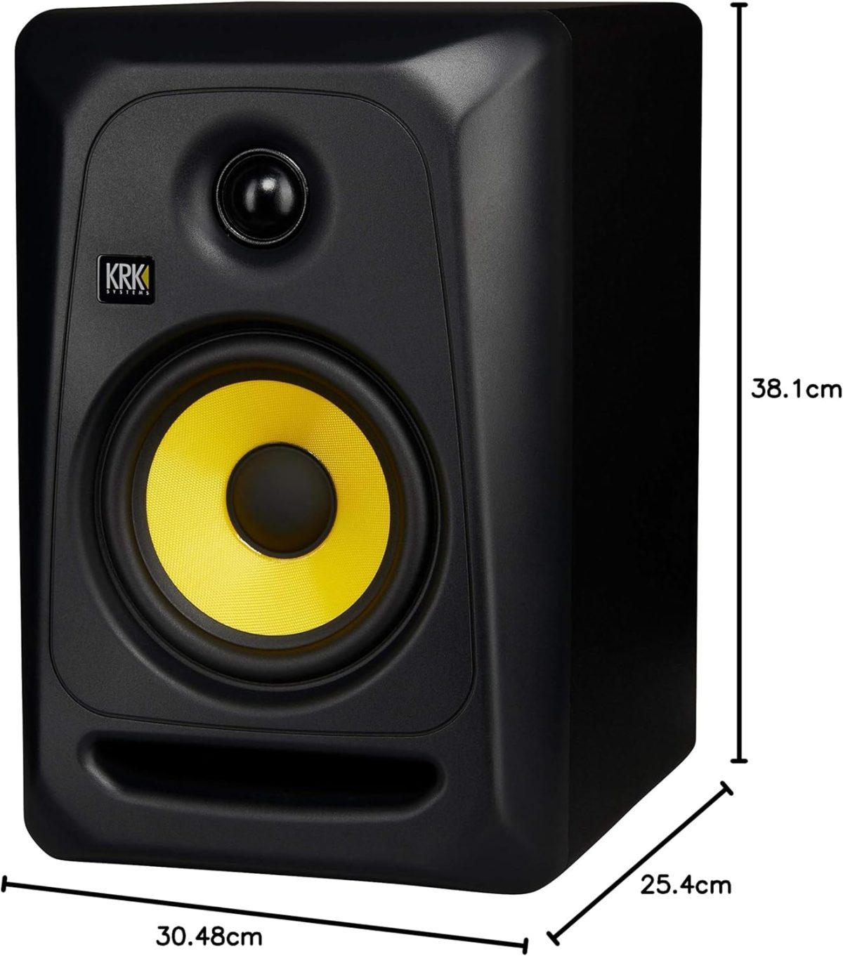 KRK Classic 5 Review Dimensions