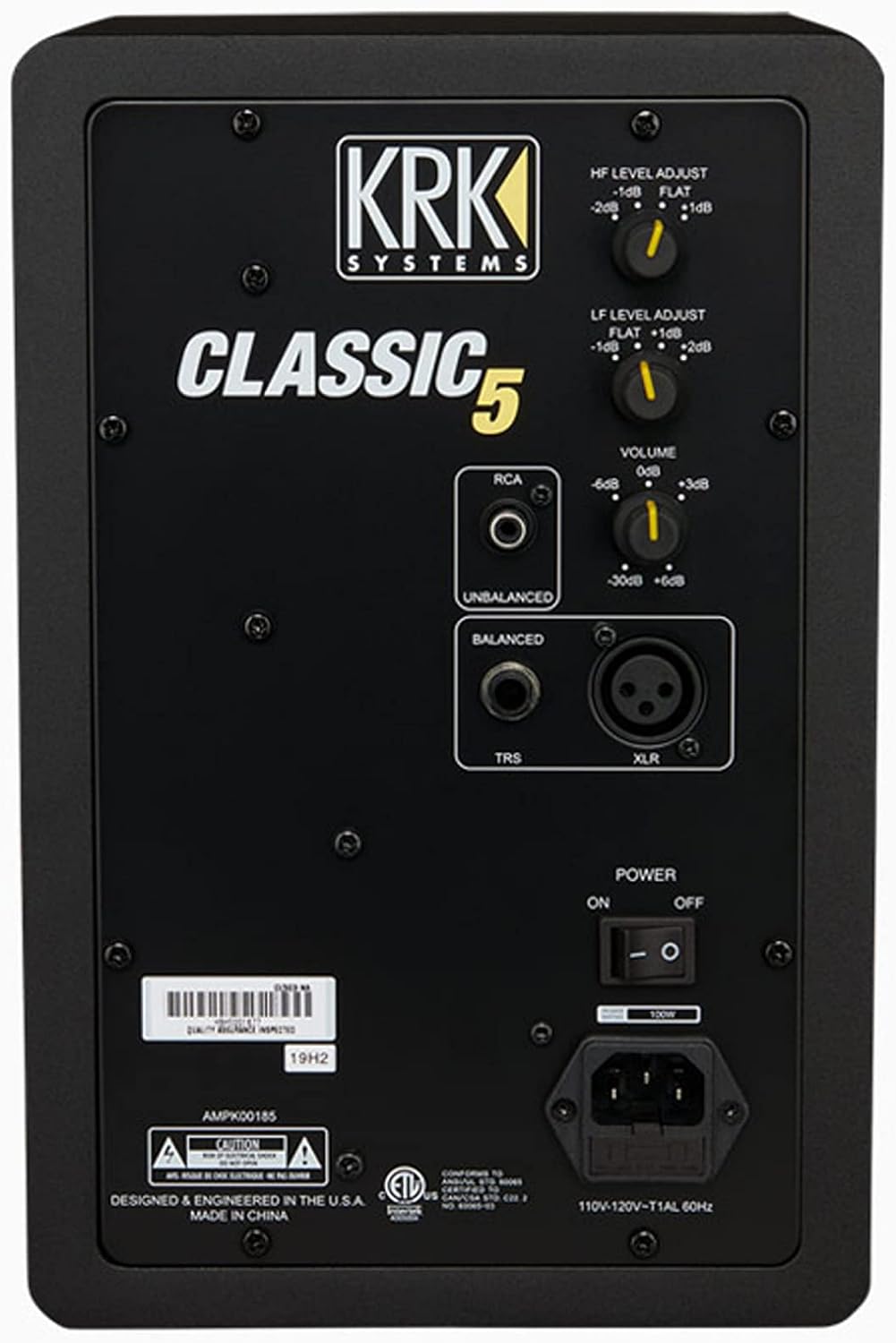 KRK Classic 5 Review rear View