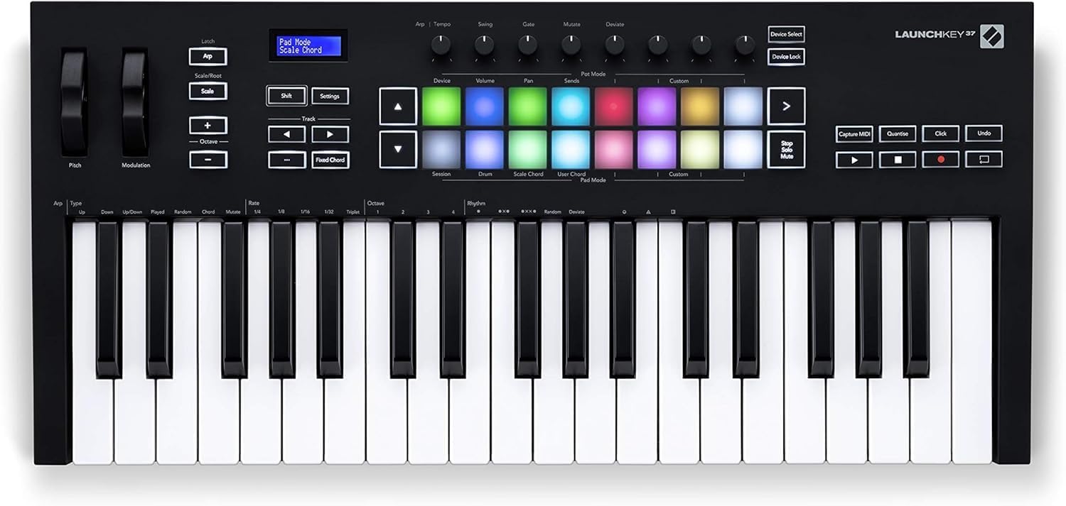 DTM・DAW NOVATION Launchkey 37 MK3 Novation's Best Kept Secret – the 37 note Launchkey 37 Mk3