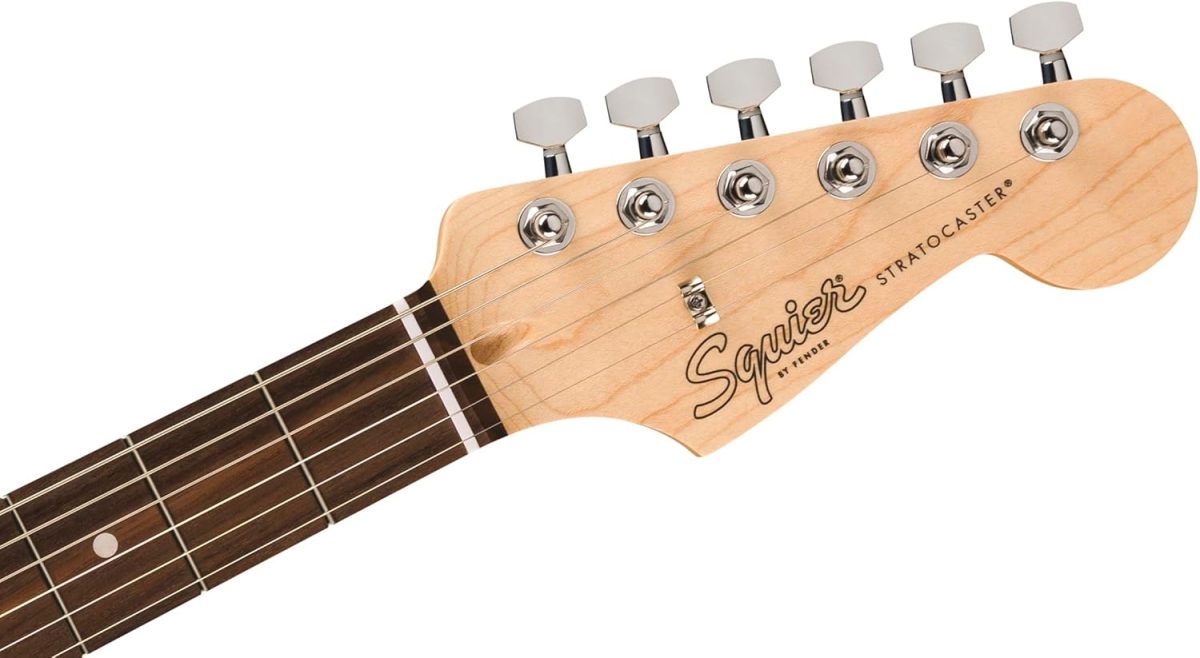 Squier by Fender Debut Stratocaster Review headstock
