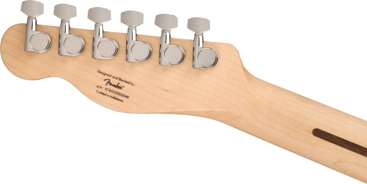 Squier Sonic Telecaster Review Headstock Back