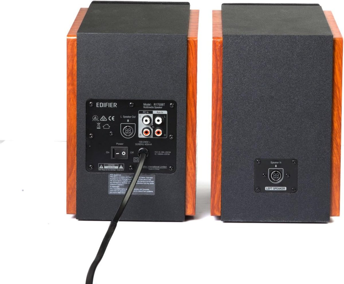 Edifier R1700BTs Review Back View