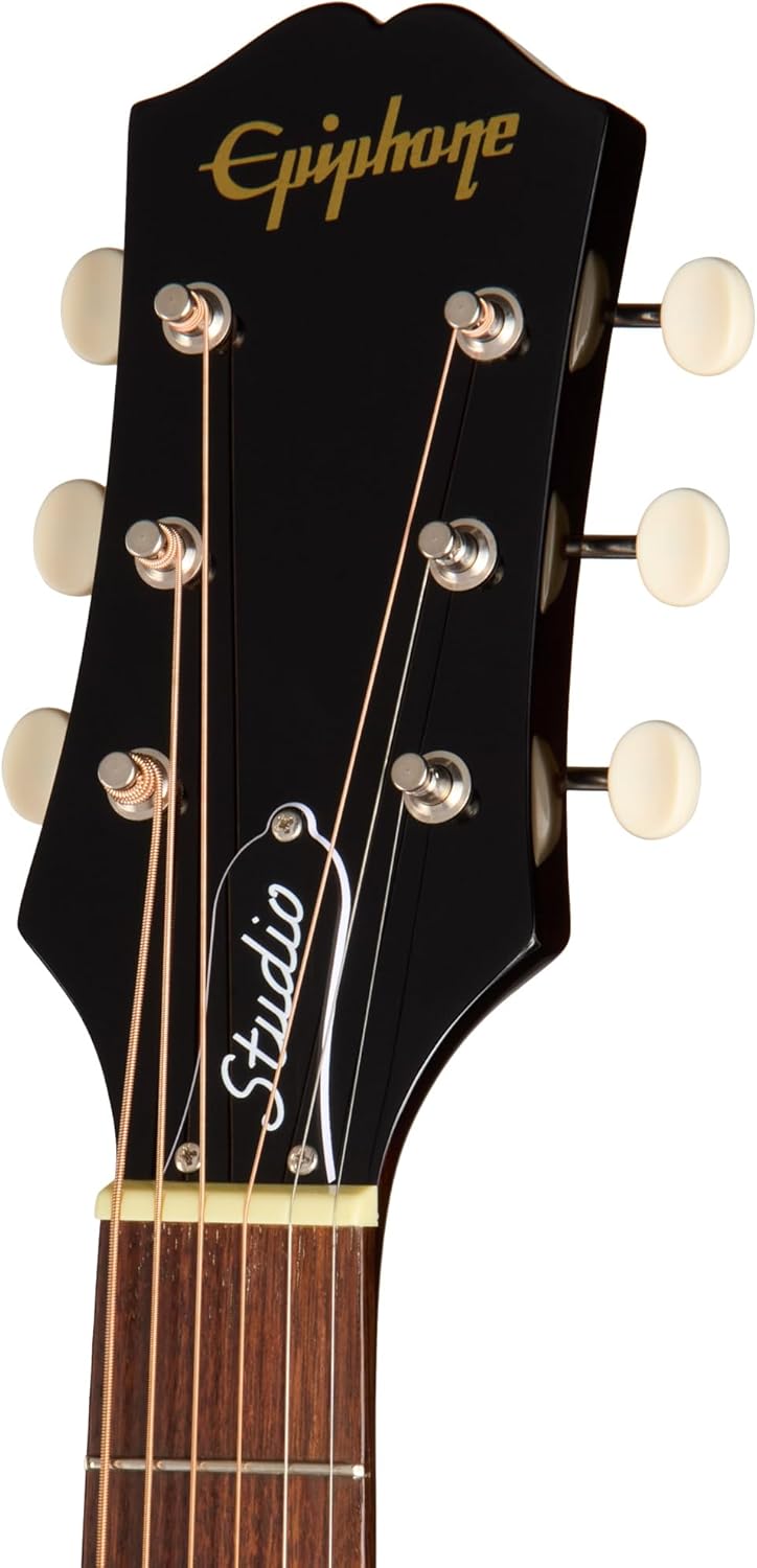Epiphone J 45 Studio Review Headstock