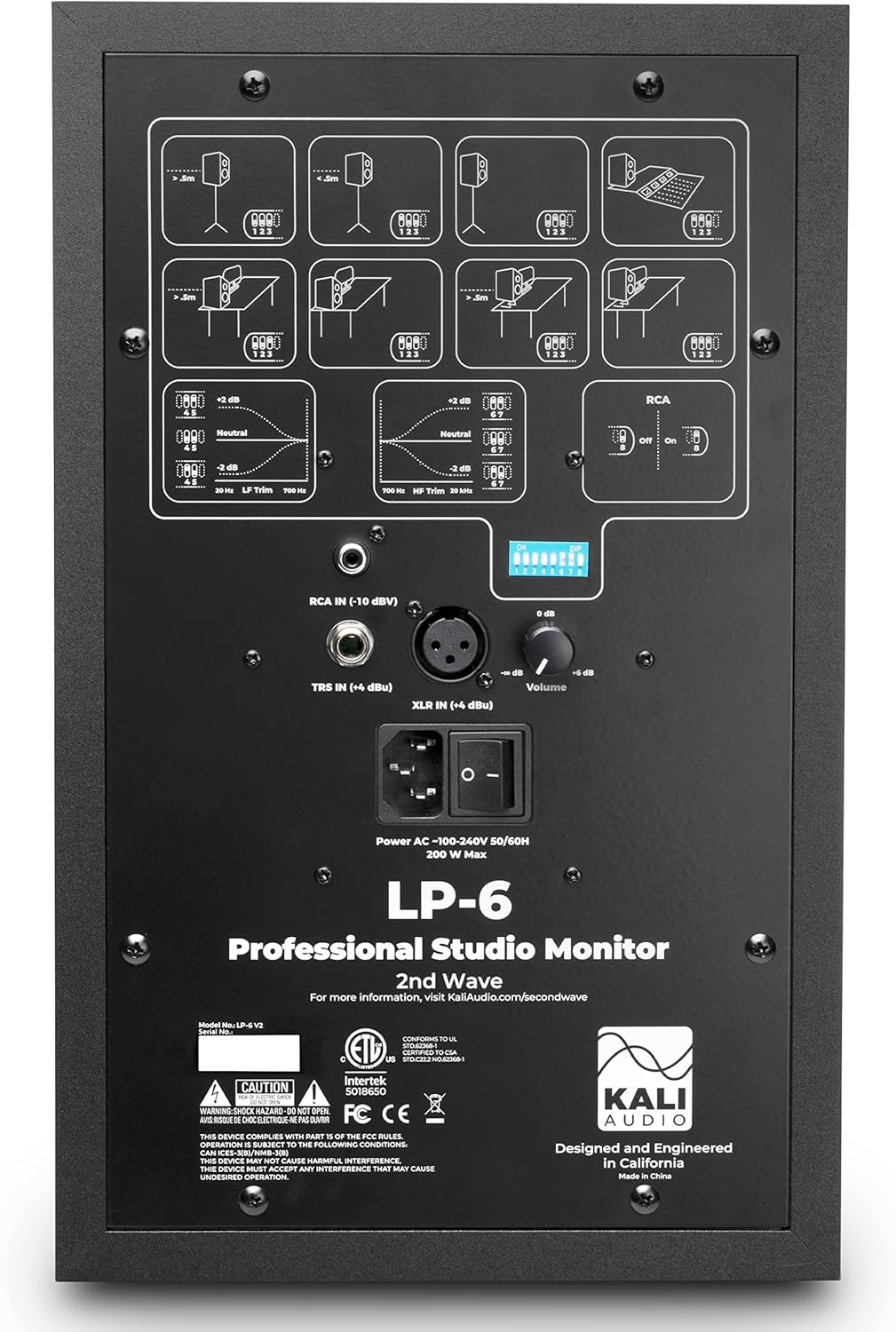 Kali Audio LP 6 V2 Review Rear