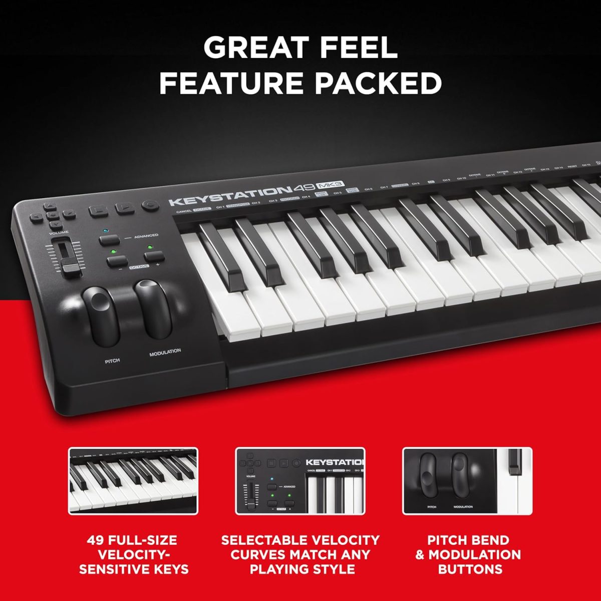 M Audio Keystation 49 MK3 Review Features