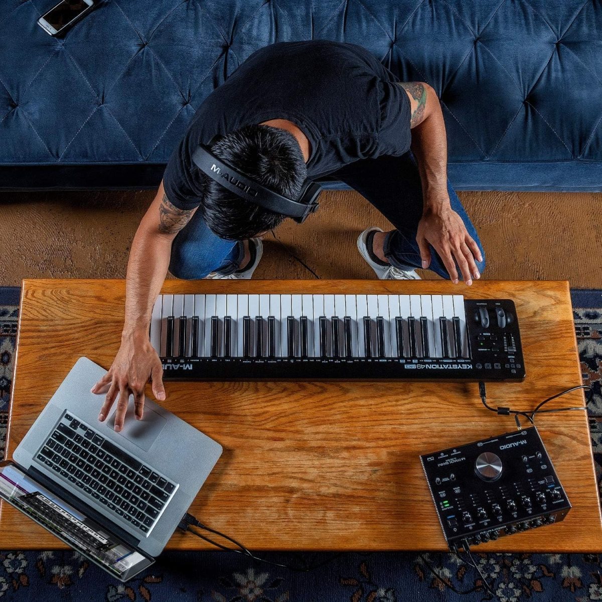 M Audio Keystation 49 MK3 Review In Use