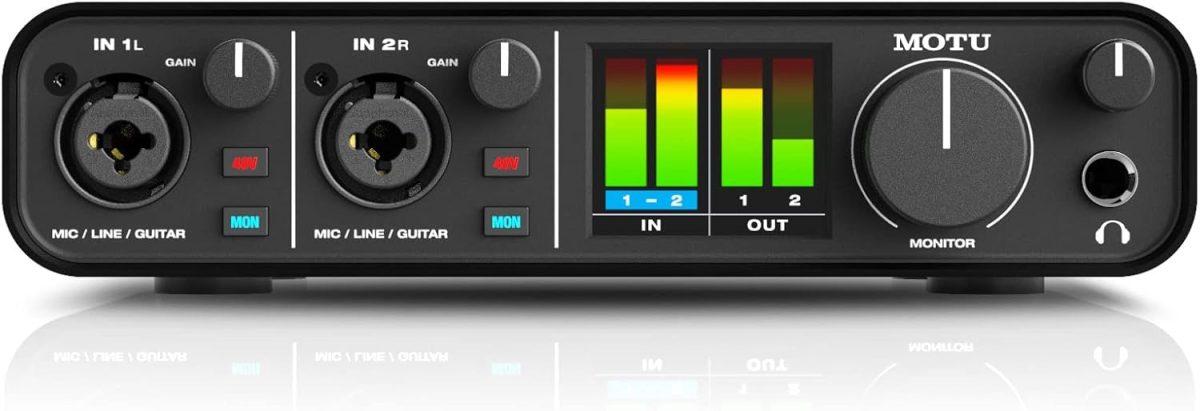 MOTU M2 Review Display