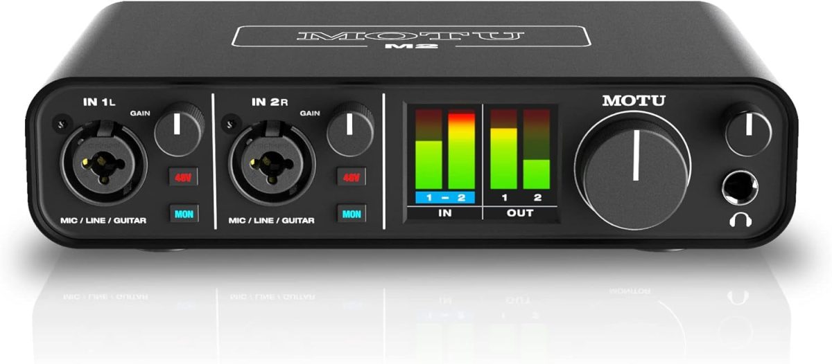 MOTU M2 Review Interface
