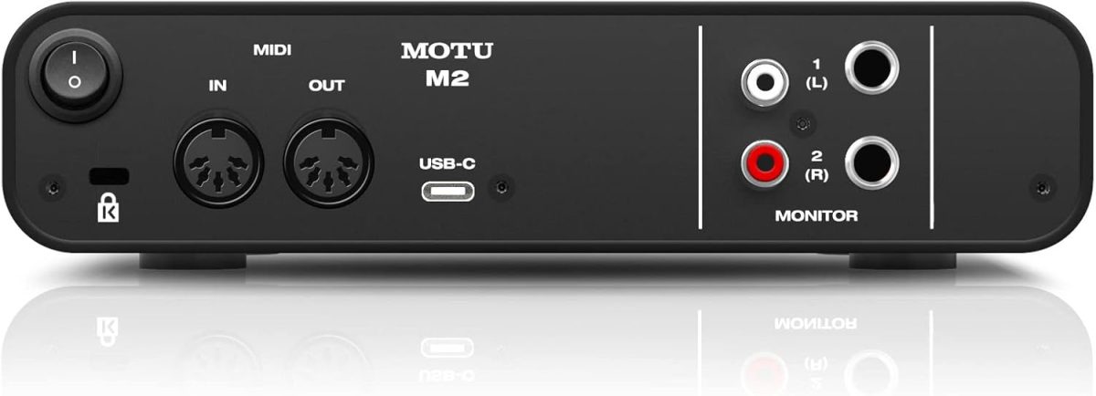MOTU M2 Review Rear