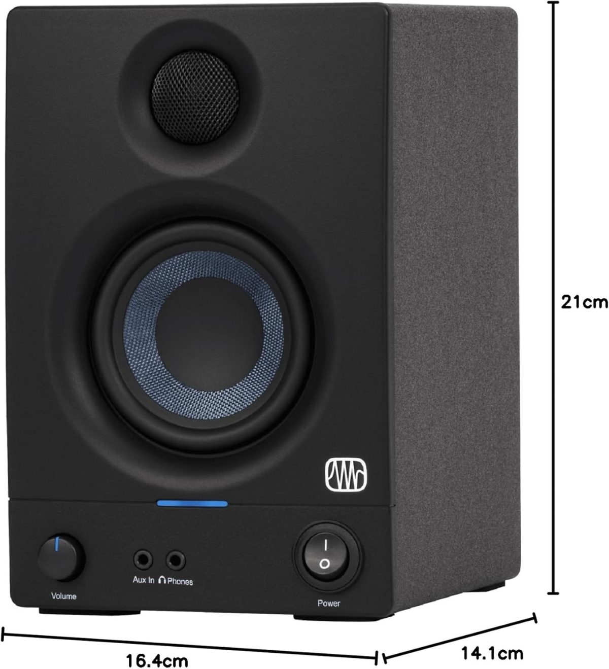 PreSonus Eris 3.5 Review Dimensions