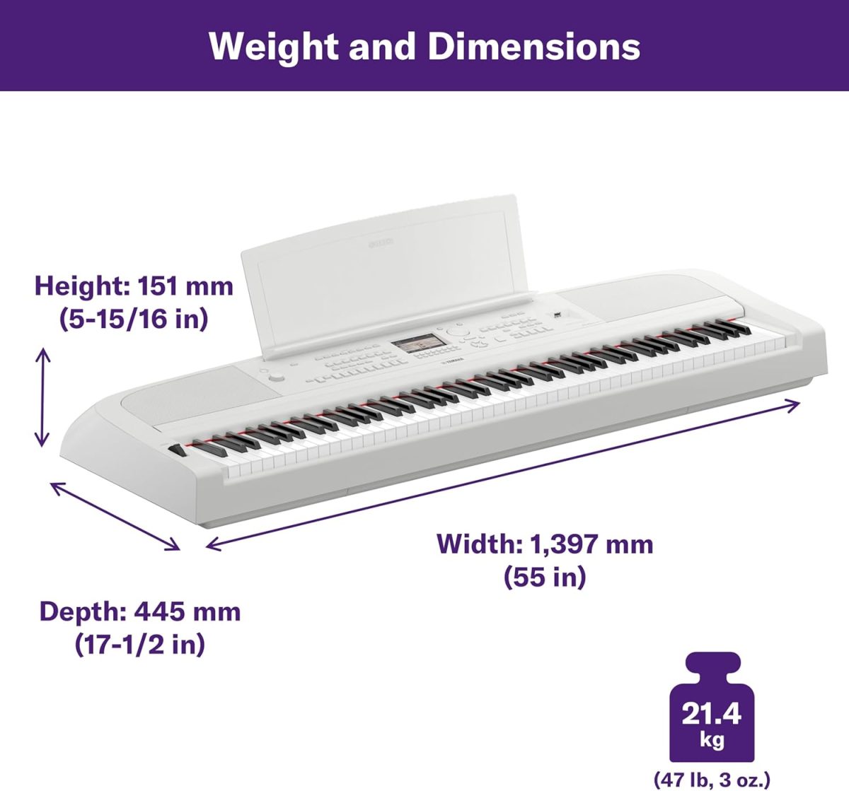 Yamaha DGX 670 Review Specs