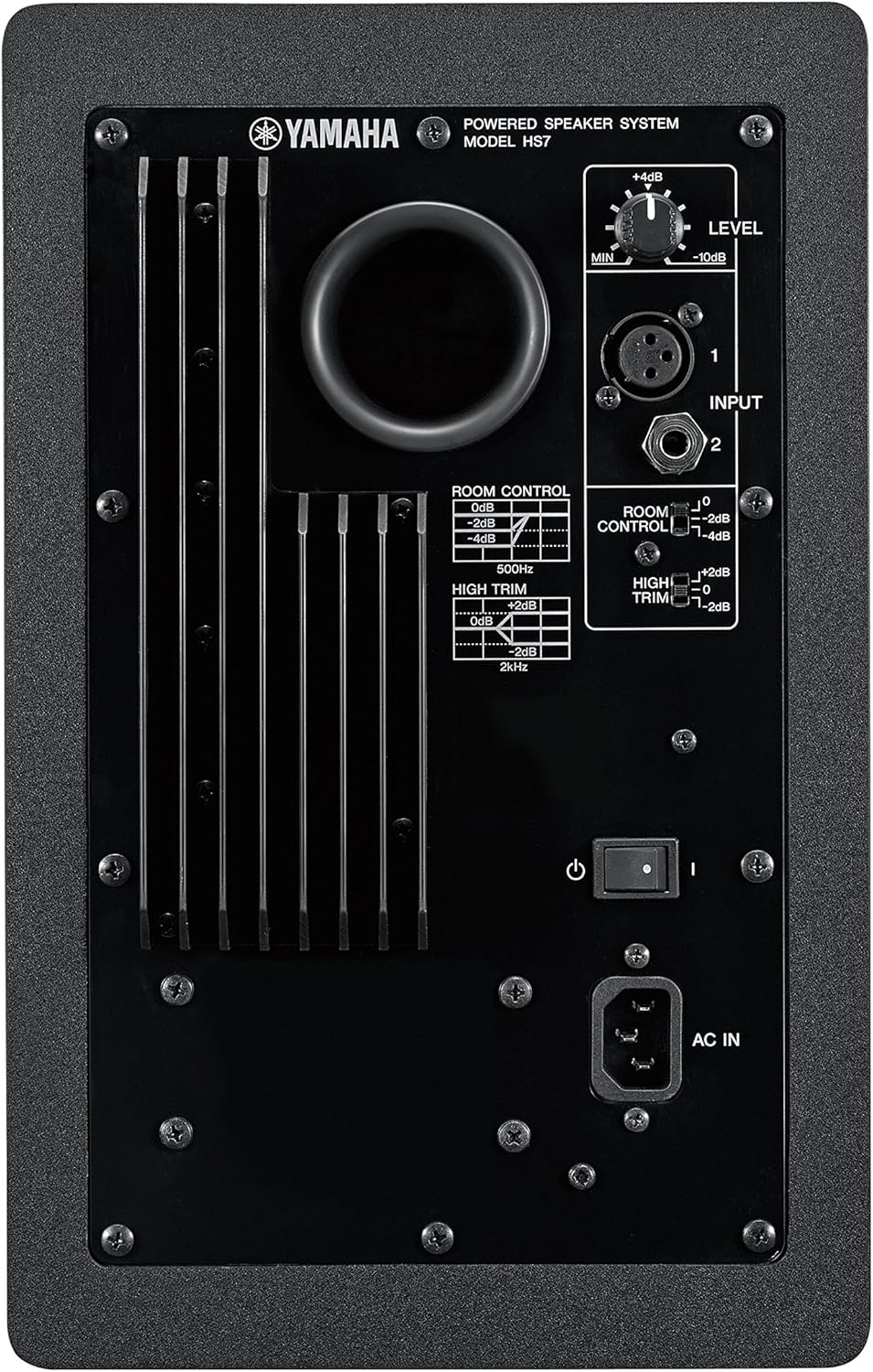 Yamaha HS7 Review Rear