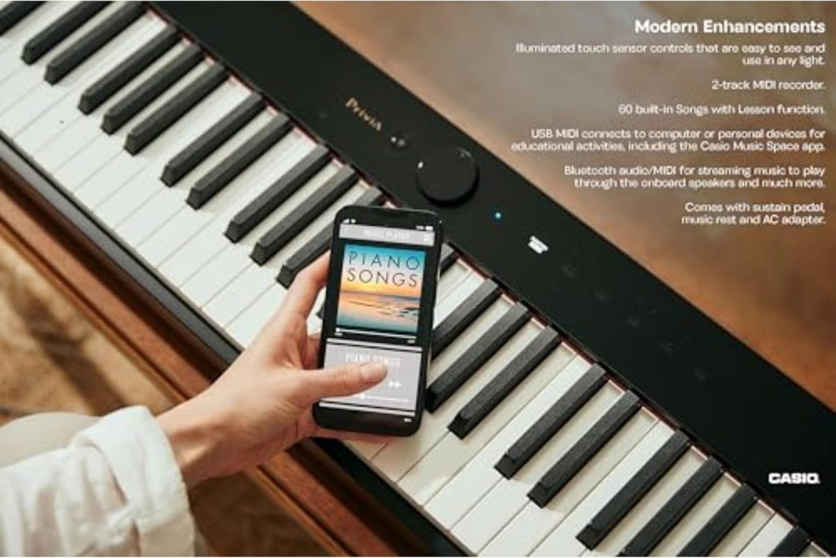 Casio PX S1100 Review Connectivity