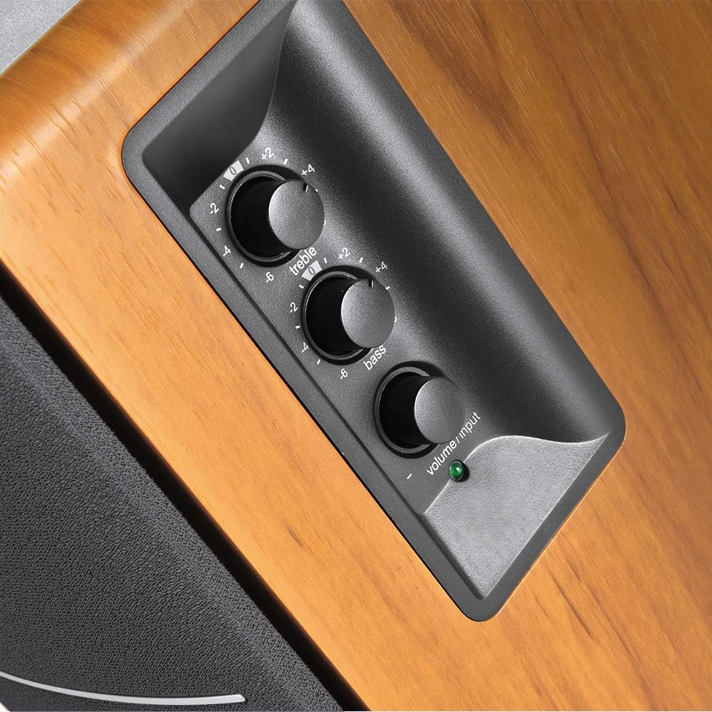 Edifier R1280DBs Review Controls CloseUp