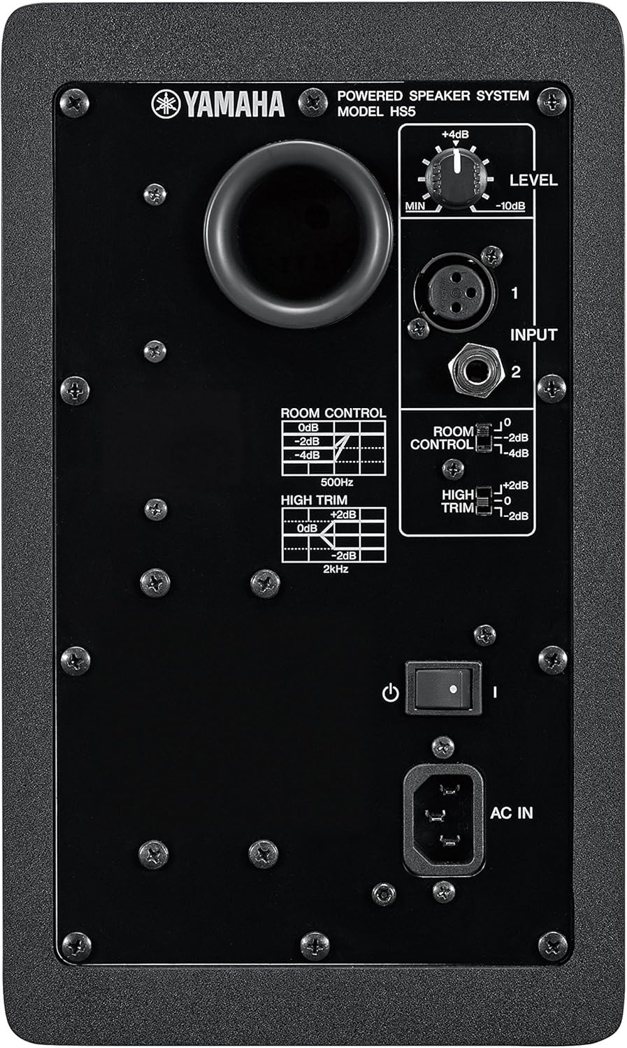 Yamaha HS5 Review Rear